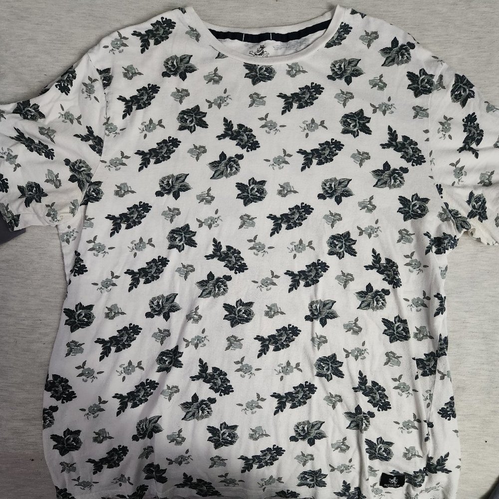 Rugby University Floral Print Tee